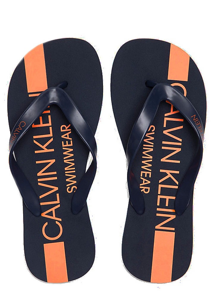 Pánské žabky Calvin Klein KM0KM00344 43/44 Tm. modrá