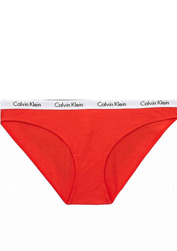 Dámské kalhotky Calvin Klein D1618E L Červená