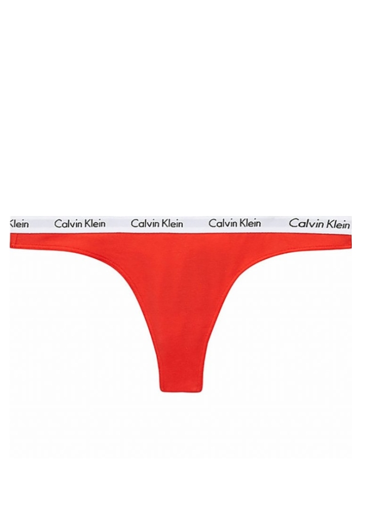 Dámská tanga Calvin Klein D1617 L Červená