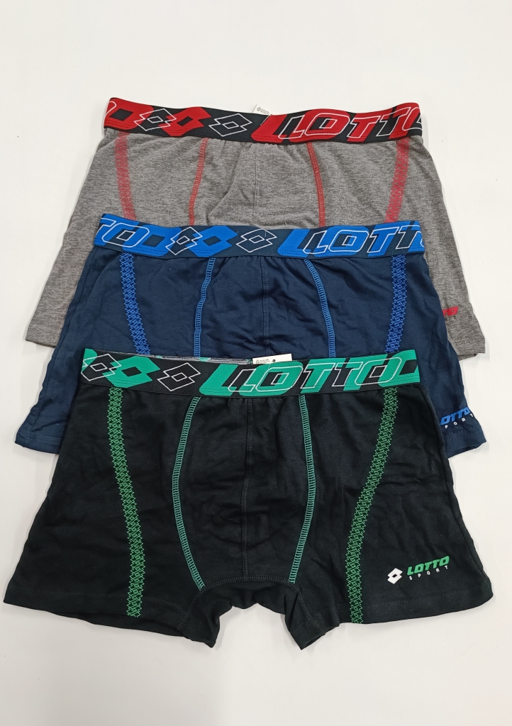 Pánské boxerky Lotto LB1294 XL Šedá