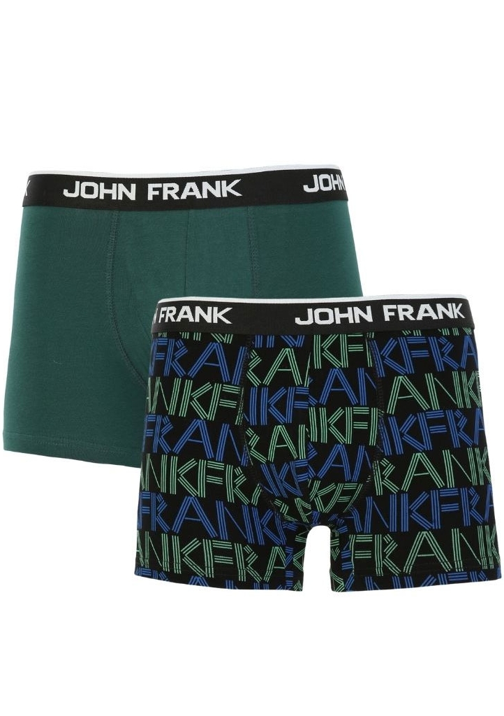 Pánské boxerky John Frank JF2BTORA01 2Pack XL Dle obrázku