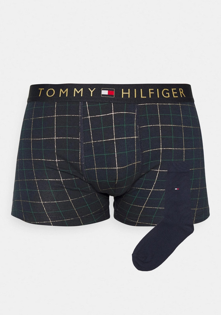 Pánský set Tommy Hilfiger UM0UM01996 0UI M Tm. modrá