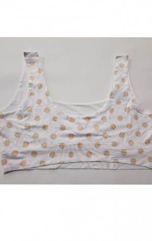 Dámsky Crop Top Meméme Polka Dot Chamomile