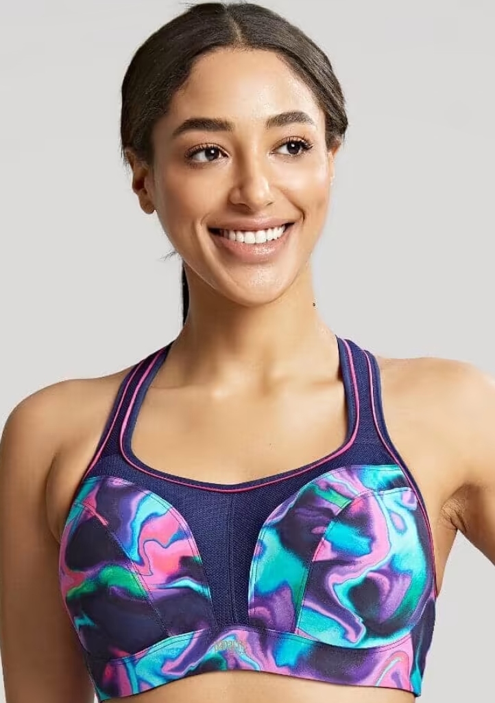 Sportovní podprsenka Panache 5021A Cyber Swirl 38 DD Dle obrázku