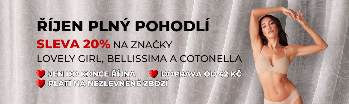 Sleva 20 říjen Lovely...