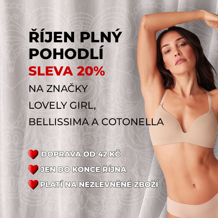 Sleva 20 říjen Lovely...
